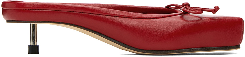Jacquemus Red Le Chouchou 'Les Mules Basses Ballet' Heels