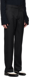 Carlota Barrera Black Pleated Trousers