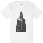 Rick Owens DRKSHDW Men's Gimp Print Level T-Shirt in Milk