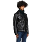 Acne Studios Black Leather Biker Jacket