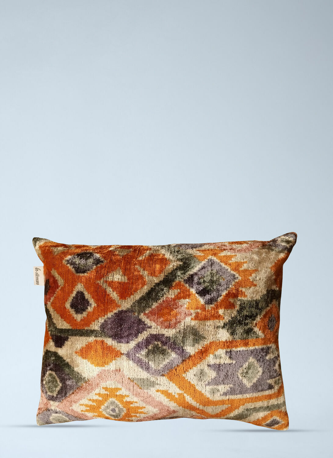 Les-Ottomans Geometric Patterned Cushion