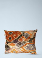 Les-Ottomans Geometric Patterned Cushion