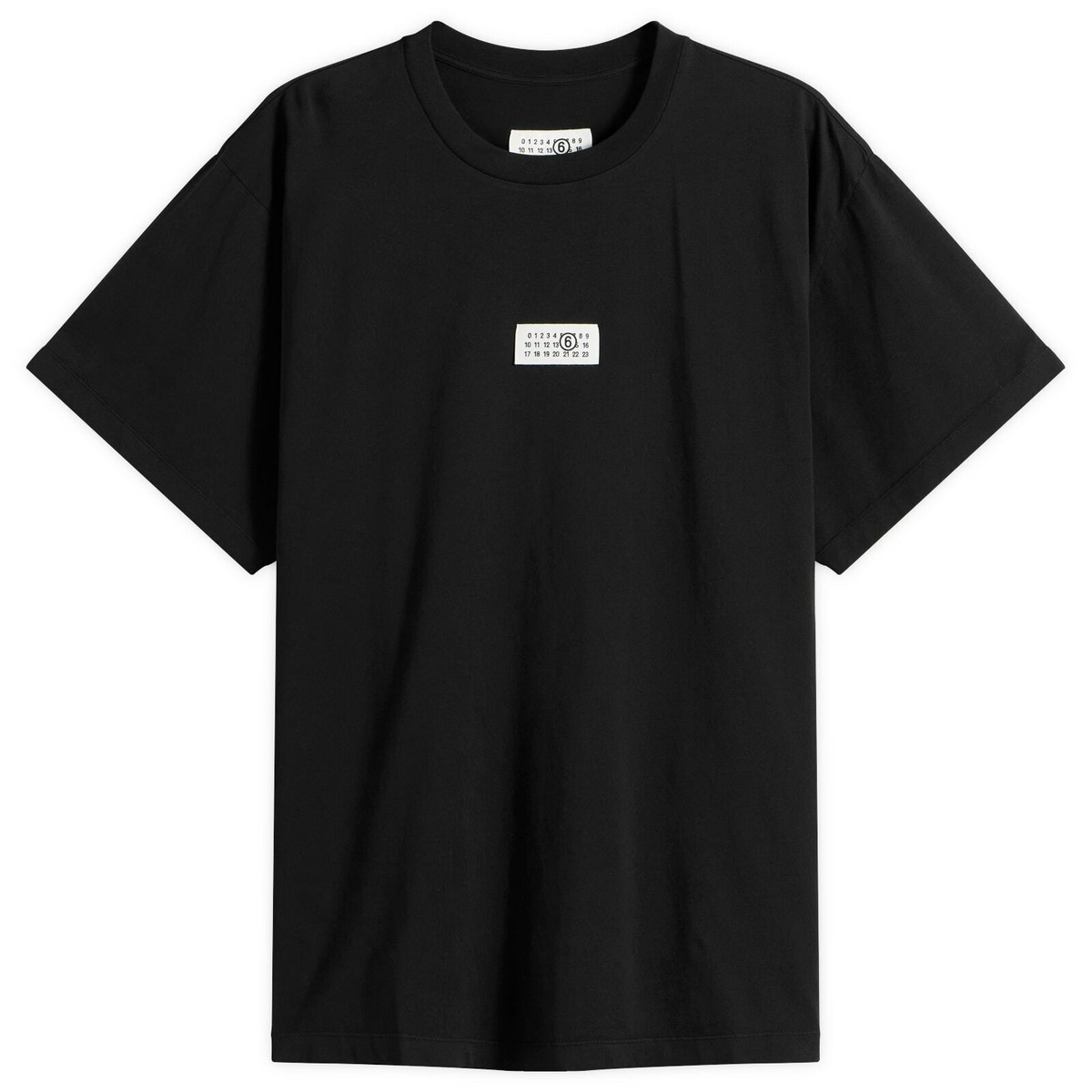MM6 Maison Margiela Men's Logo T-Shirt in Black