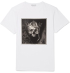 Alexander McQueen - Printed Cotton-Jersey T-Shirt - White