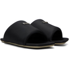 MM6 Maison Margiela Black Padded Sandals
