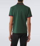 Gucci Cotton-blend piqué polo shirt