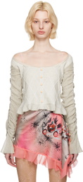 Cormio Gray Elena Cardigan