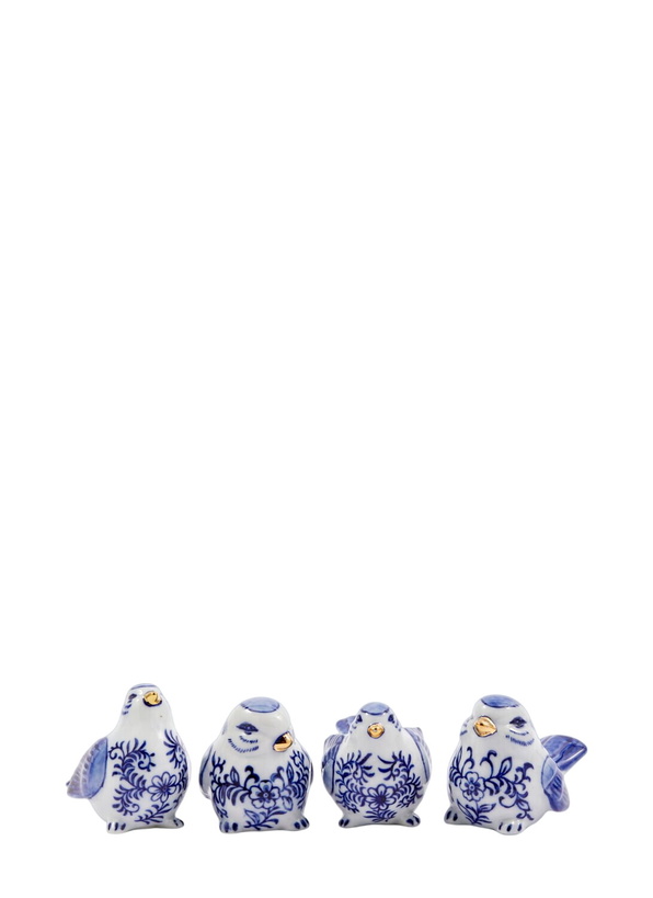 Photo: POLSPOTTEN Porcelain Bird Figurine Set