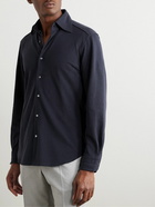 Stòffa - Cotton-Piqué Shirt - Blue