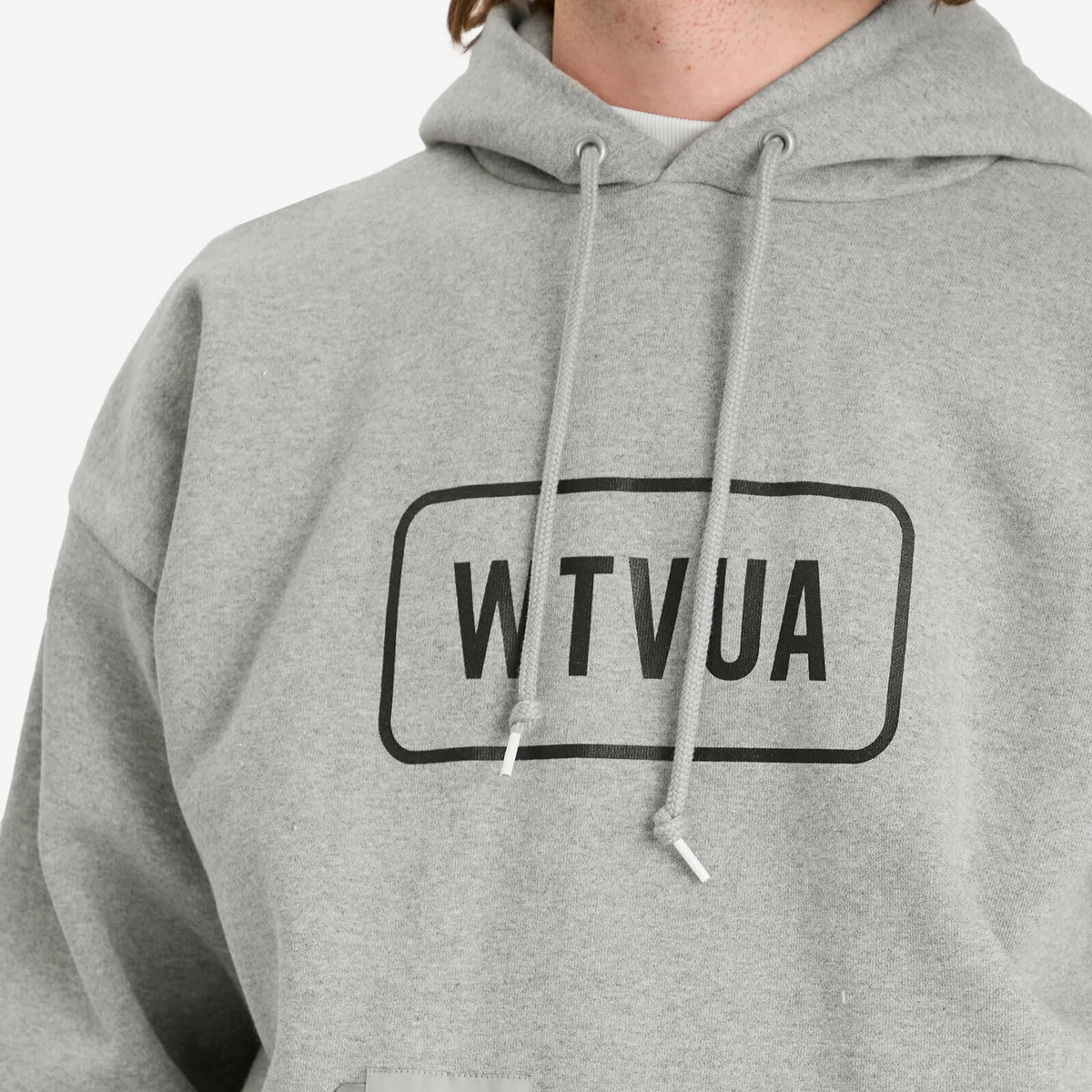 トップス 16SS WTAPS DESIGN HOODED WTVUA L WTAPS Men's WTVUA Hoodie in Ash Gray WTAPS