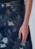 Gucci Denim Jacquard Shorts