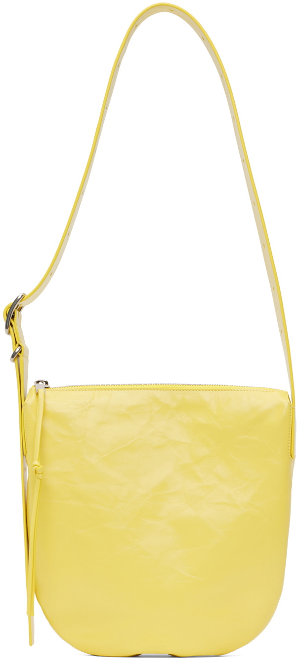 ショルダーバッグ・ポシェット Jil Sander Yellow leather shoulder bag ジルサンダー Jil Sander ショルダーバッグ レディース バック