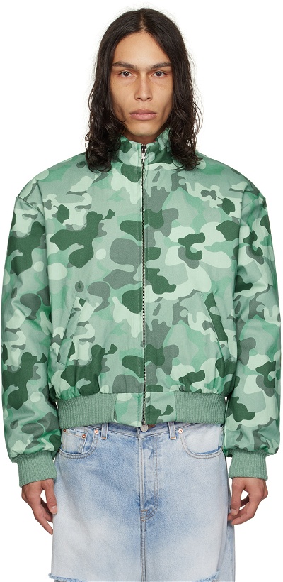 Photo: Members of the Rage Green Camouflage Bomber Jacket