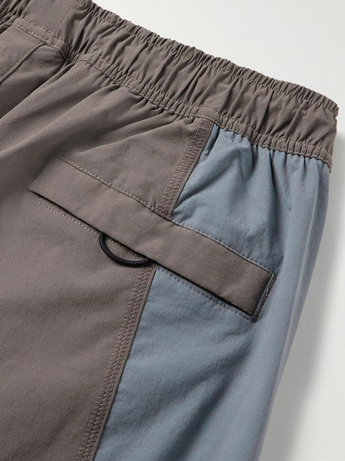 Nike - Tech Colour-Block Dri-FIT Track Pants - Gray