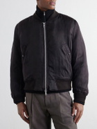 Our Legacy - Reversible Padded Coated-Twill Bomber Jacket - Brown