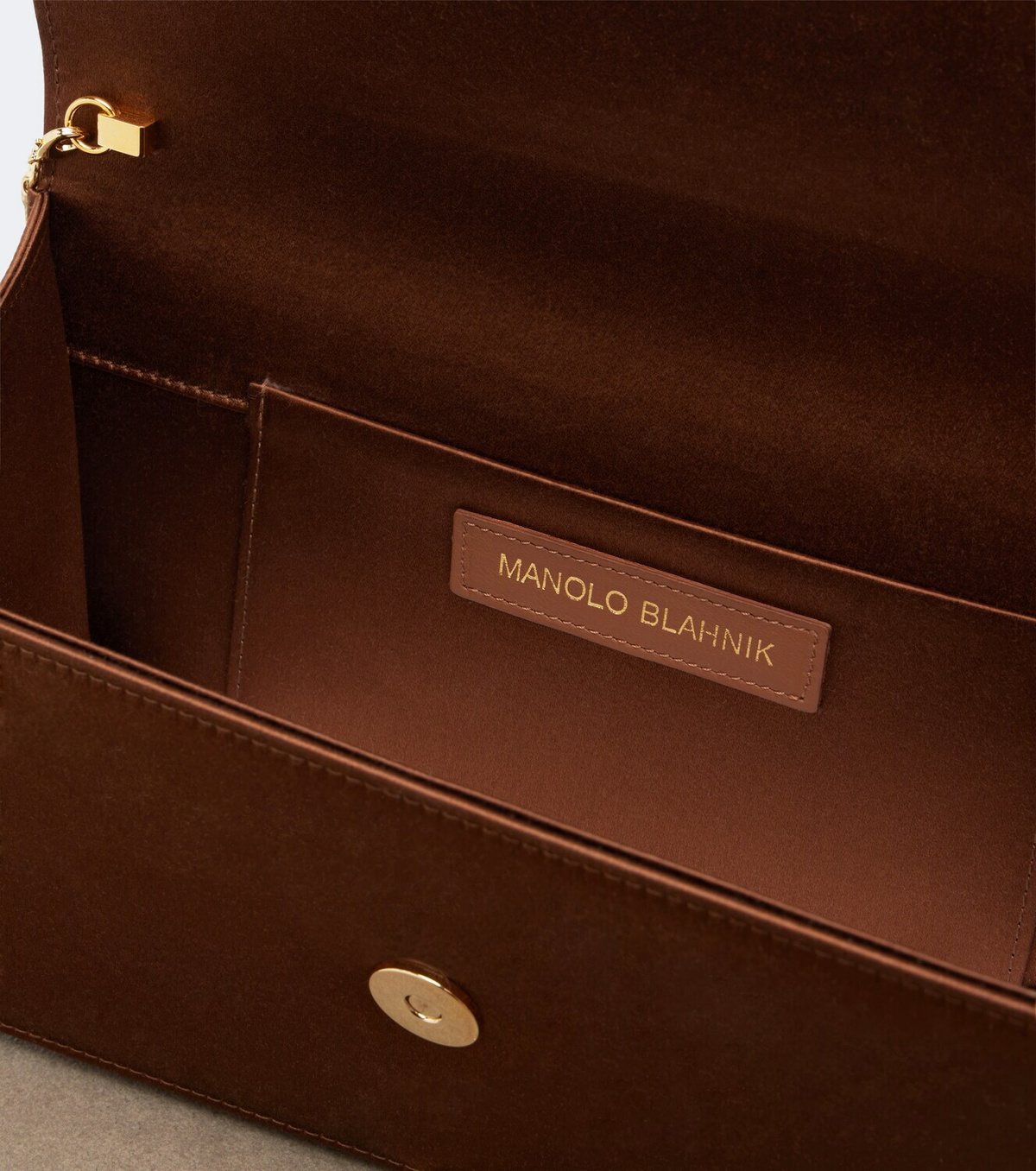 Manolo Blahnik Capripla embellished satin clutch