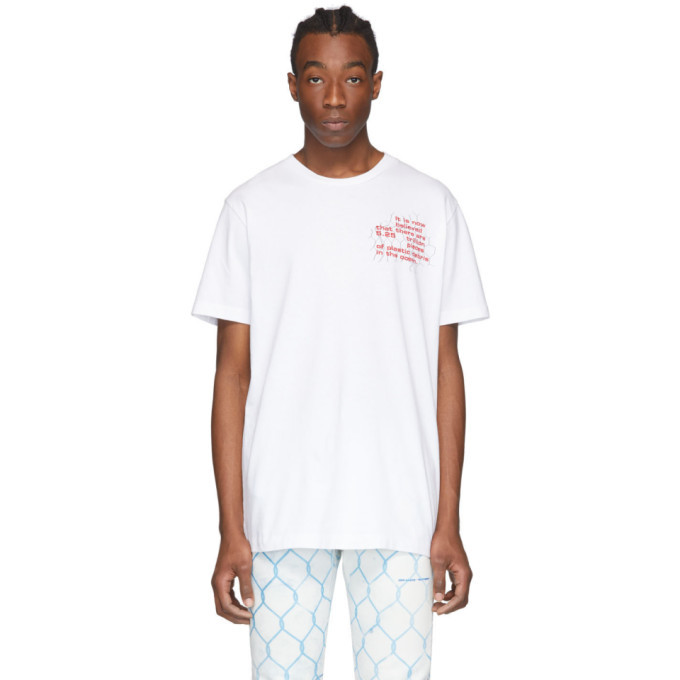 Photo: Off-White White Ocean Debris T-Shirt