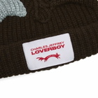 Charles Jeffrey Loverboy Women's Chunky Ears Beanie in Brown/Light Blue 