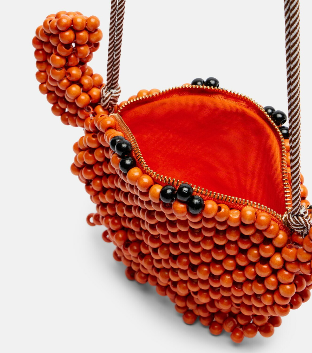 Alémais Crab Mini beaded crossbody bag