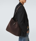 Saint Laurent Le 5 à 7 Maxi suede shoulder bag