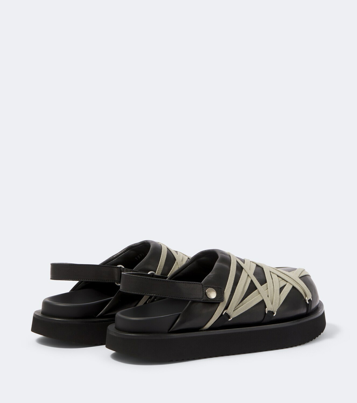 Rick Owens Megalace leather mules