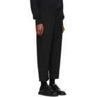 OAMC Black Wool Cropped Trousers