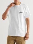 Stussy - Energy Printed Cotton-Jersey T-Shirt - White