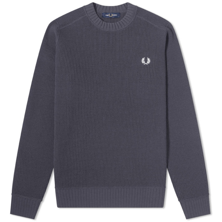 Photo: Fred Perry Waffle Crew Knit