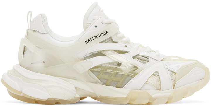 Photo: Balenciaga White Track 2.0 Open sneakers