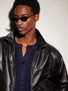 SAINT LAURENT - SL 934 MIA Square-Frame Metal Sunglasses