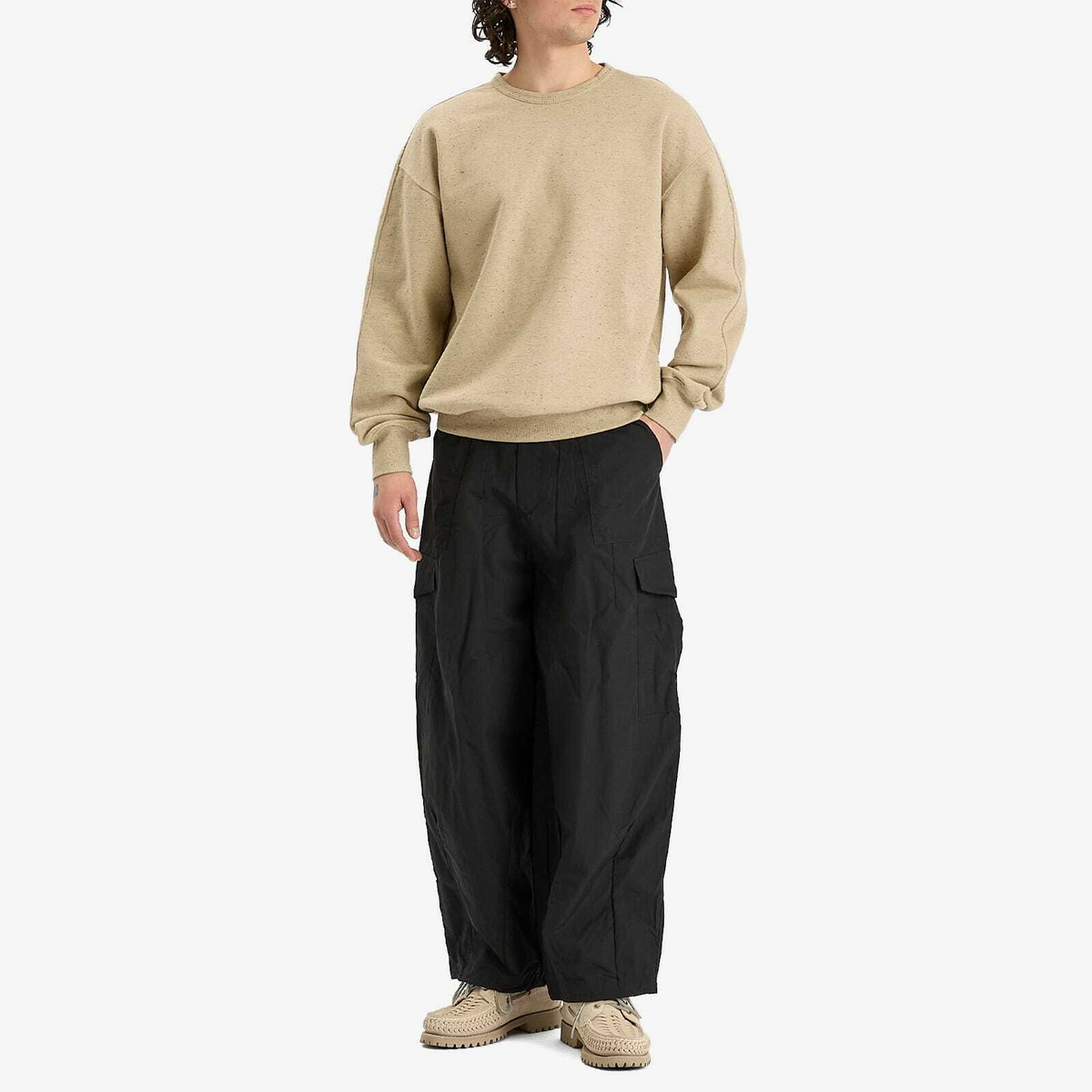 FrizmWORKS Men's Og Heavyweight Sweatshirt in Beige