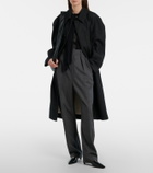 Lemaire Asymmetric cotton and linen top
