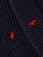 Polo Ralph Lauren - Logo-Embroidered Ribbed Wool Scarf and Beanie Set