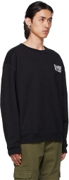 Frame Black Graphic Sweatshirt