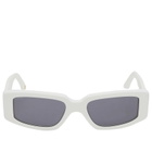 KIMEZE Concept 2 Sunglasses in White 