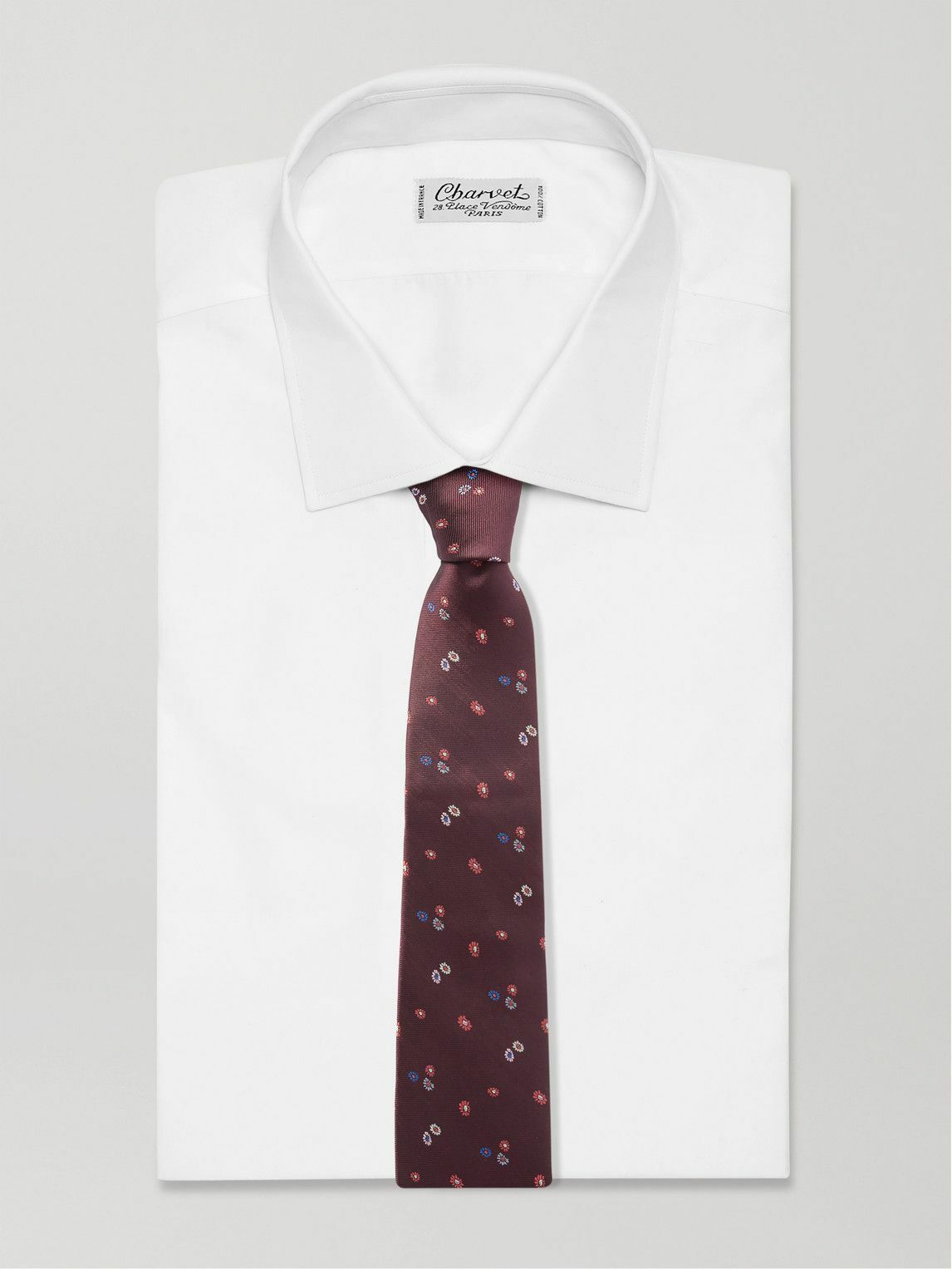 Paul Smith - 8cm Embroidered Silk-Faille Tie