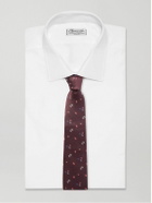 Paul Smith - 8cm Embroidered Silk-Faille Tie