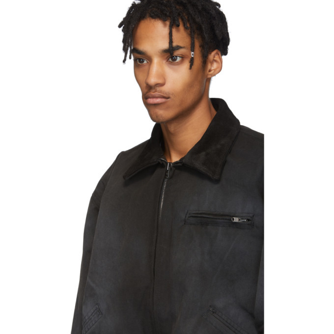 Fear of God Black Canvas Work Jacket Fear Of God