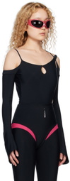 Marshall Columbia Black Side Slash Bodysuit