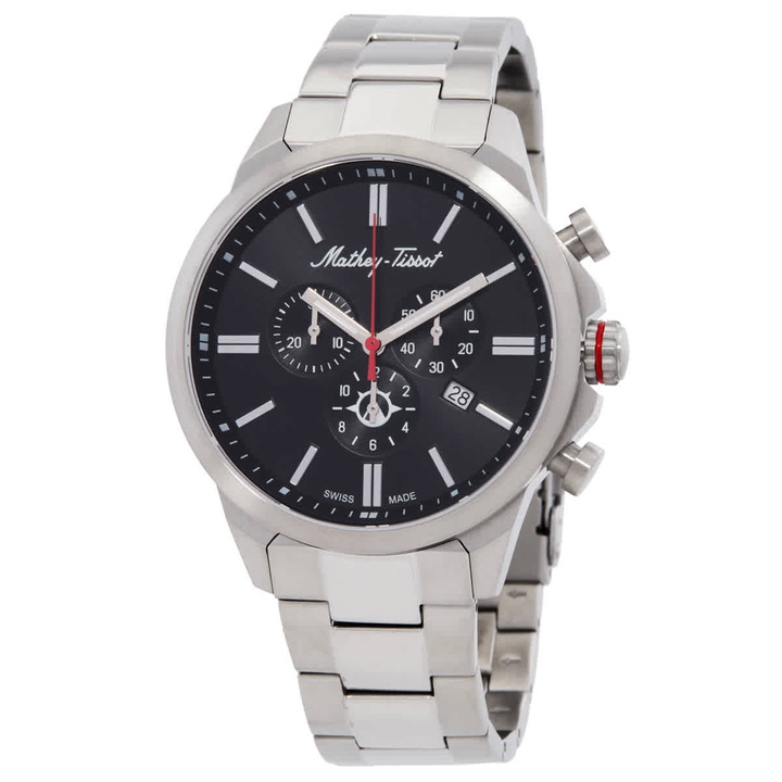 Photo: Mathey-Tissot Field Scout Chronograph Quartz Black Dial Mens Watch MTWG3001103