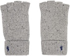 Polo Ralph Lauren Gray Embroidered Gloves