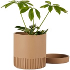 Capra Designs SSENSE Exclusive Tan Etch Planter