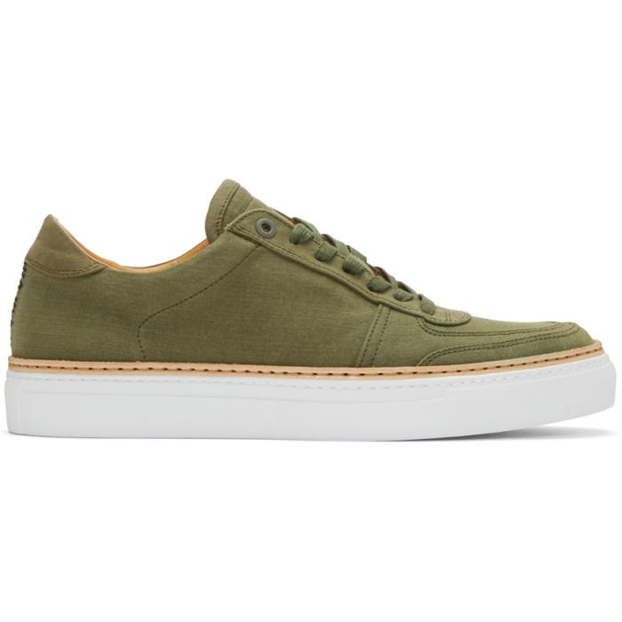 Photo: No.288 Green Canvas Grand Sneakers