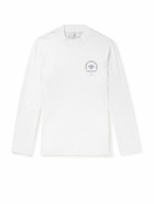Brunello Cucinelli - Slim-Fit Logo-Print Cotton-Jersey T-Shirt - White