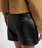 Balenciaga Leather skort