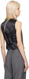 The Frankie Shop Gray Gelso Vest