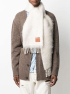 LOEWE - Mohair And Wool Fringed Scarf