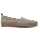 Mulo - Suede Loafers - Gray