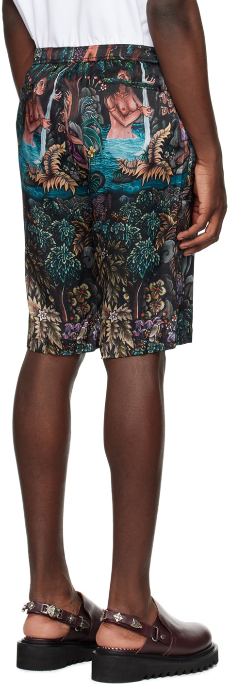 Endless Joy Multicolor Goa Gajah Board Shorts