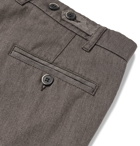Barena - Rampin Slim-Fit Cotton-Blend Twill Trousers - Brown
